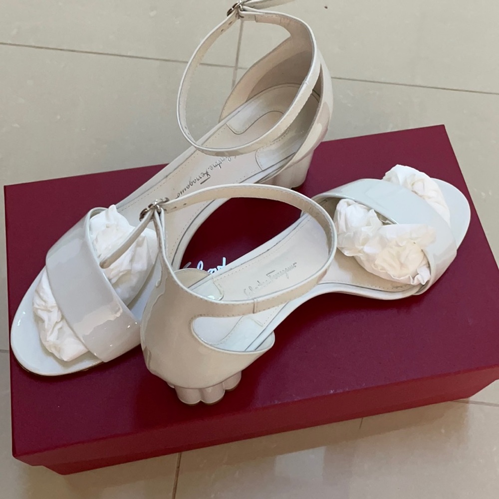 Salvatore Ferragamo Eraclea 5cm patent leather